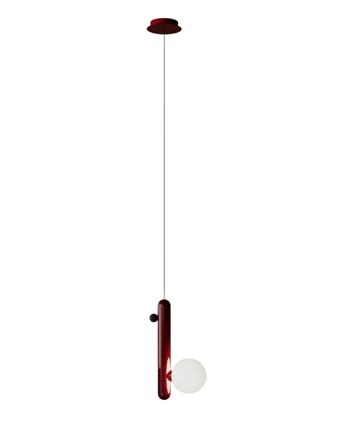 Gocce Burgundy Vertical Pendant