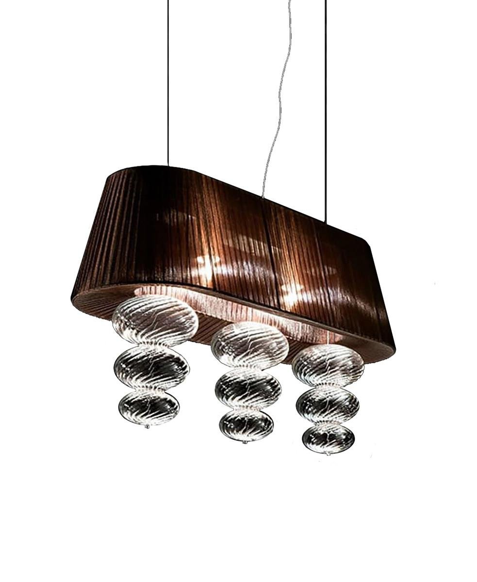 Cassini 85 Oval Brown Chandelier