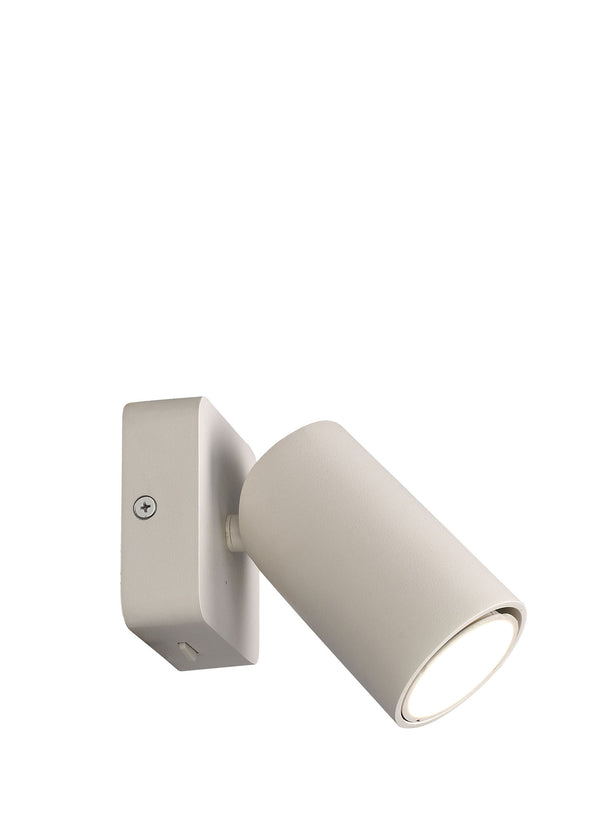Sal Single Wall Lamp / Ceiling Lamp - White