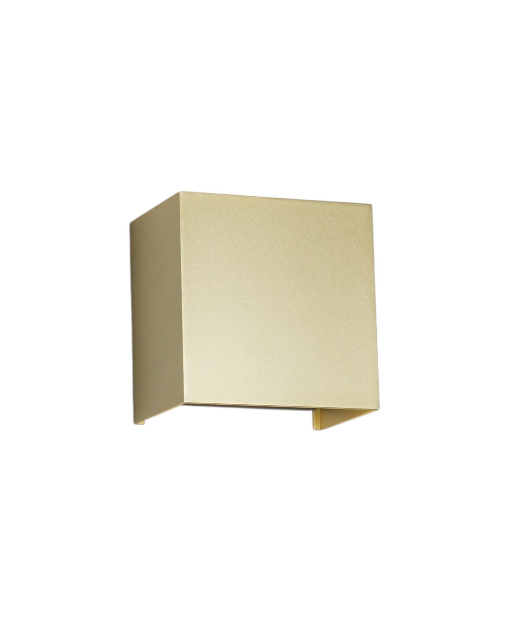 Davos 15x15 Gold Sconce