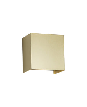Davos 15x15 Gold Sconce
