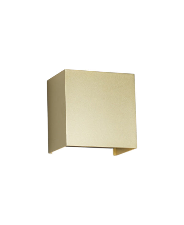 Davos 15x15 Gold Sconce