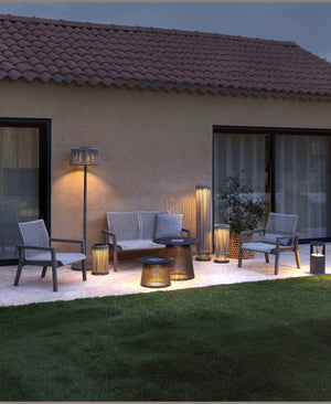 Gant 155 cm Brown Outdoor Floor Lamp