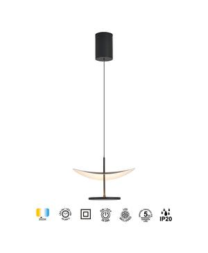 Estrella Dark Coffee Pendant
