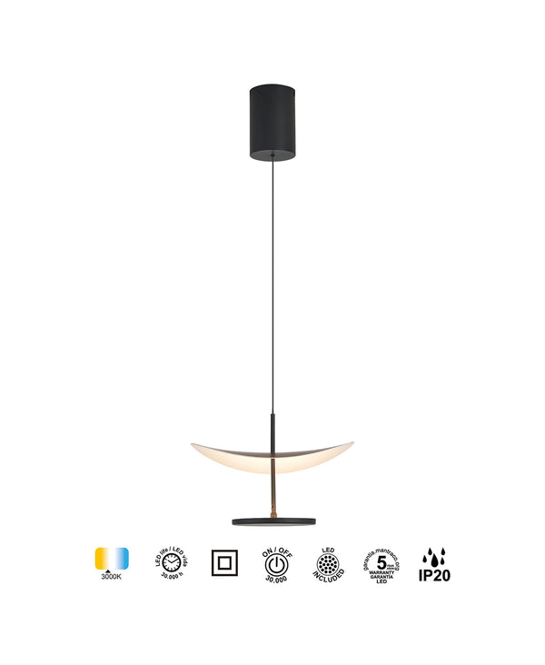 Estrella Dark Coffee Pendant