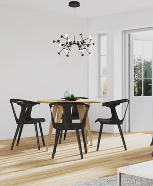 Adn Black Chandelier