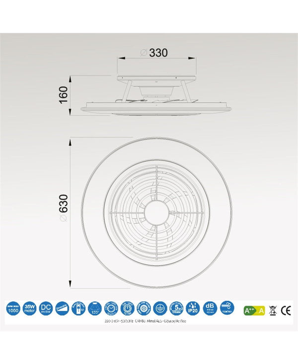 Alisio Beyaz Vanti̇latör / Fan