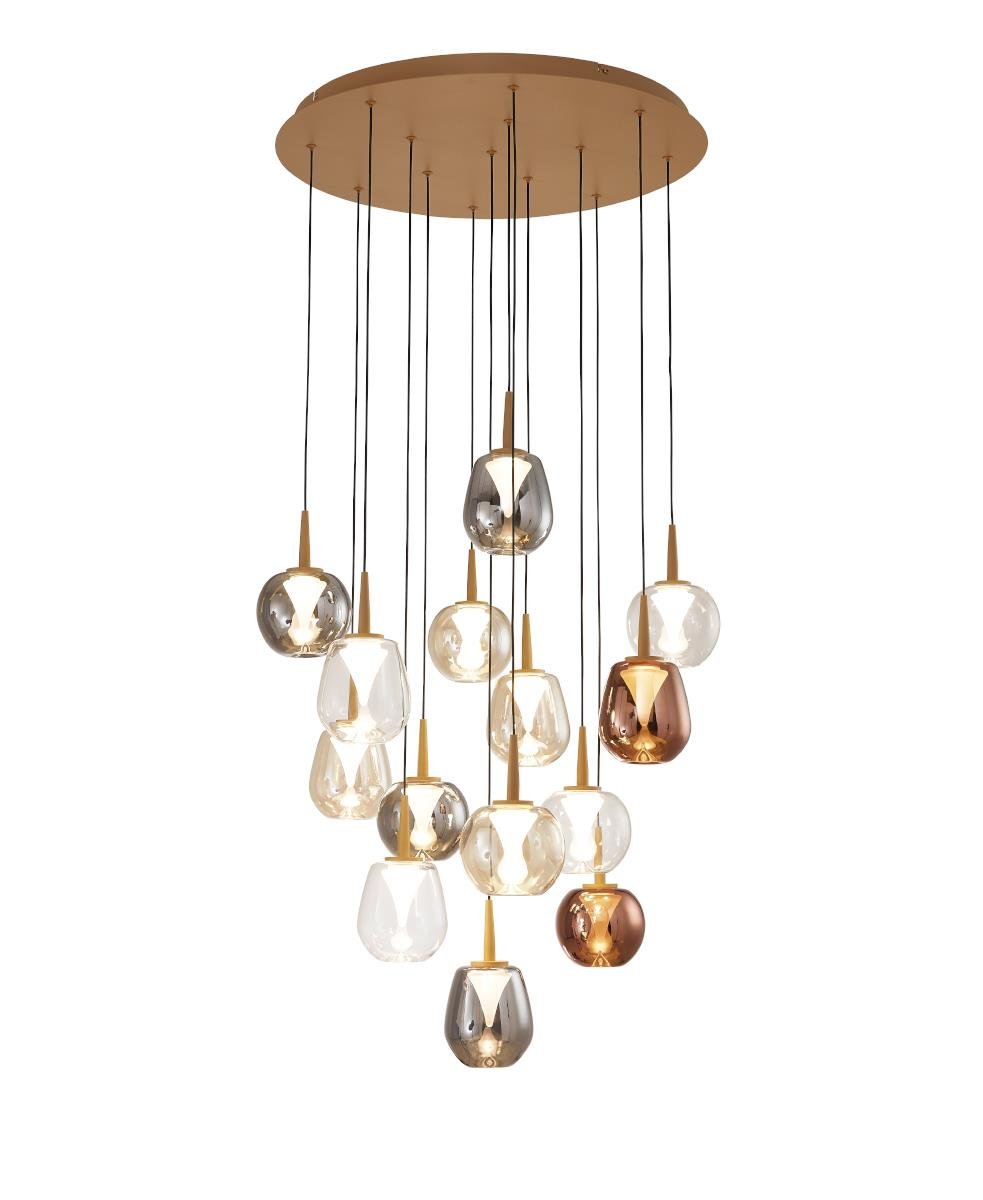 Andromeda 14 Camlı Avize