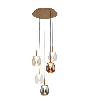 Andromeda 5 Camlı Avize