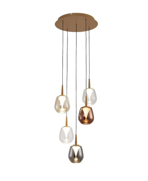 Andromeda 5 Camlı Avize