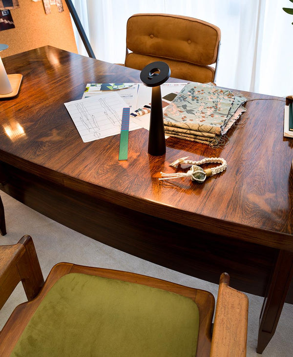 Angelina Şarjlı Masa Lambası - Siyah