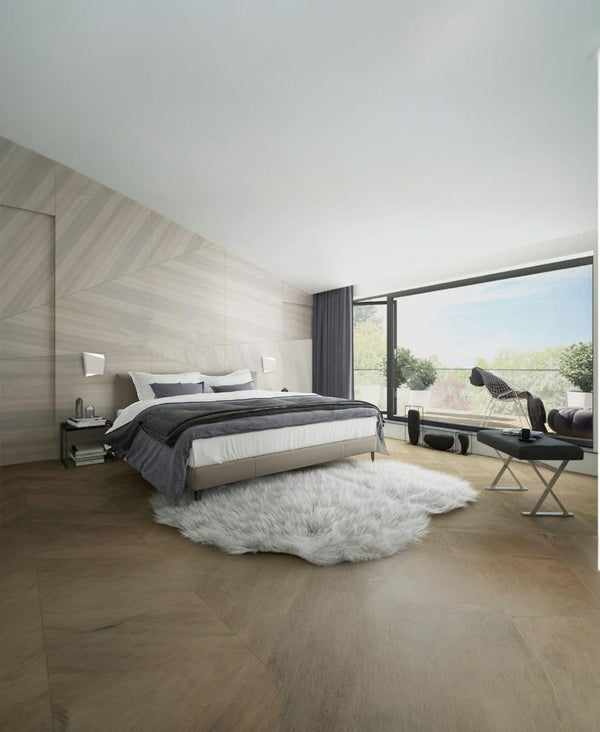 Asimetric Beyaz Aplik