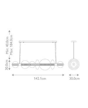 Atomo 7-Light Chandelier