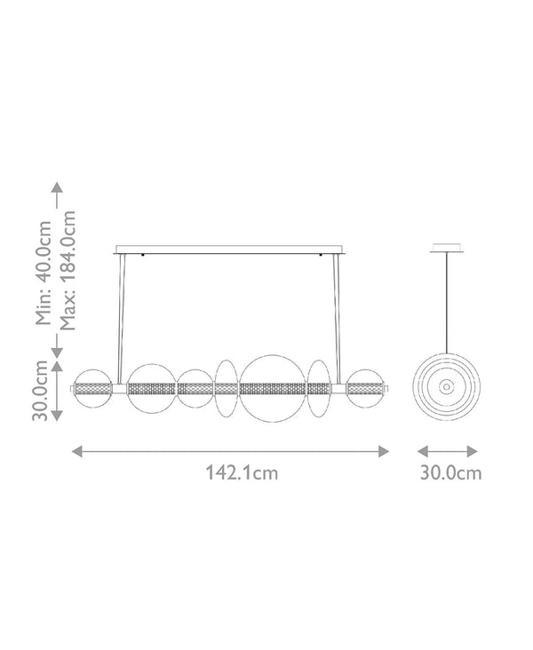 Atomo 7-Light Chandelier