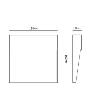 BAKER 16X16 KAHVERENGİ APLİK