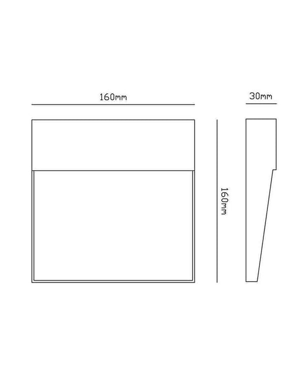 BAKER 16X16 KAHVERENGİ APLİK