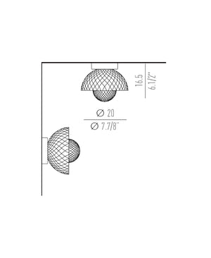 Ball Mat Nikel Aplik|Plafonyer