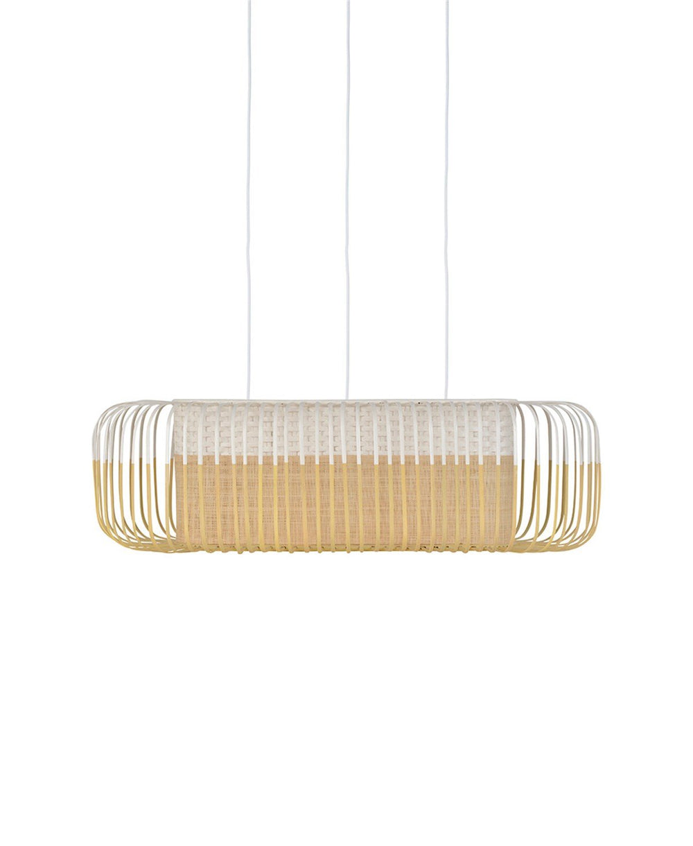 BAMBOO OVAL M BEYAZ AVİZE