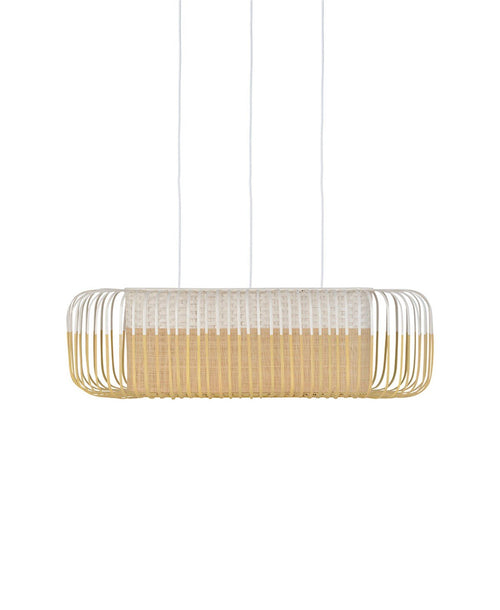 BAMBOO OVAL M BEYAZ AVİZE