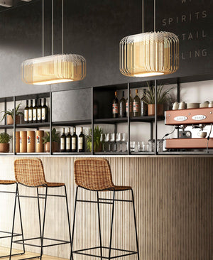 BAMBOO OVAL M BEYAZ AVİZE