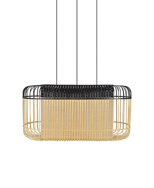 BAMBOO OVAL XL SİYAH AVİZE