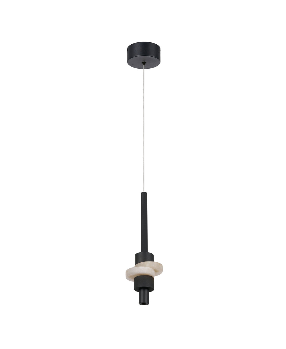 Betty Alabaster Black Pendant