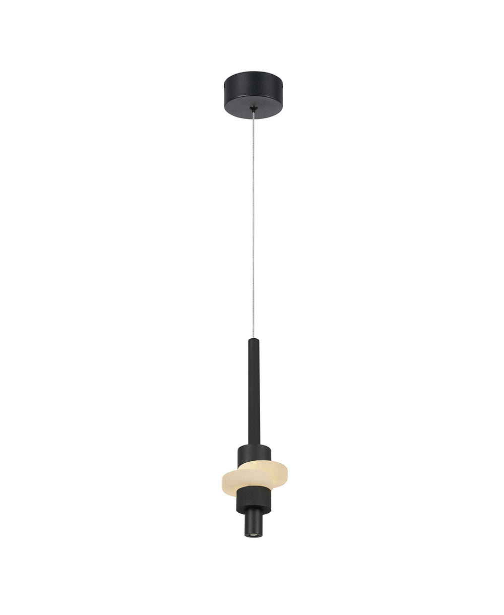 Betty Alabaster Black Pendant