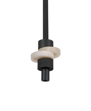 Betty Alabaster Black Pendant