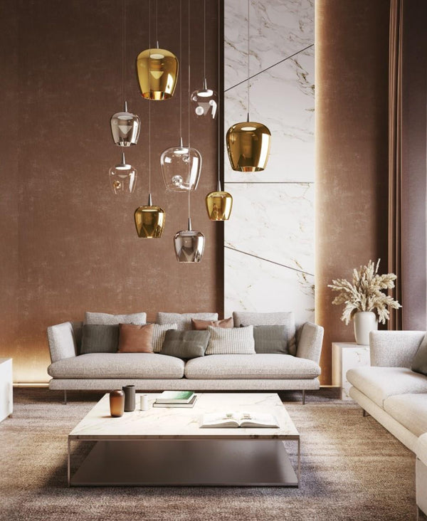 Bilia Altın Rengi Büyük Boy Sarkıt