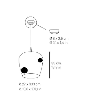 Bilia Şeffaf Gümüş Toplu Büyük Boy Sarkıt