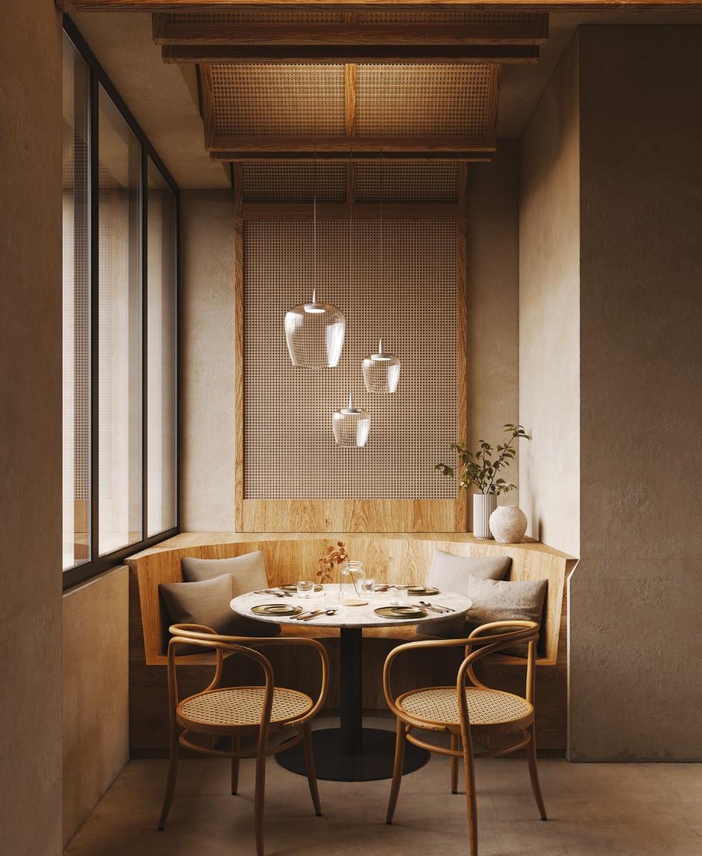 Bilia Large Ball Clear Pendant