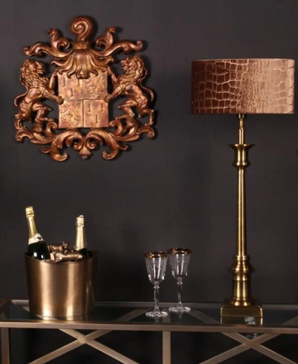 Bronz Şarap Şampanya Kovası 26 cm