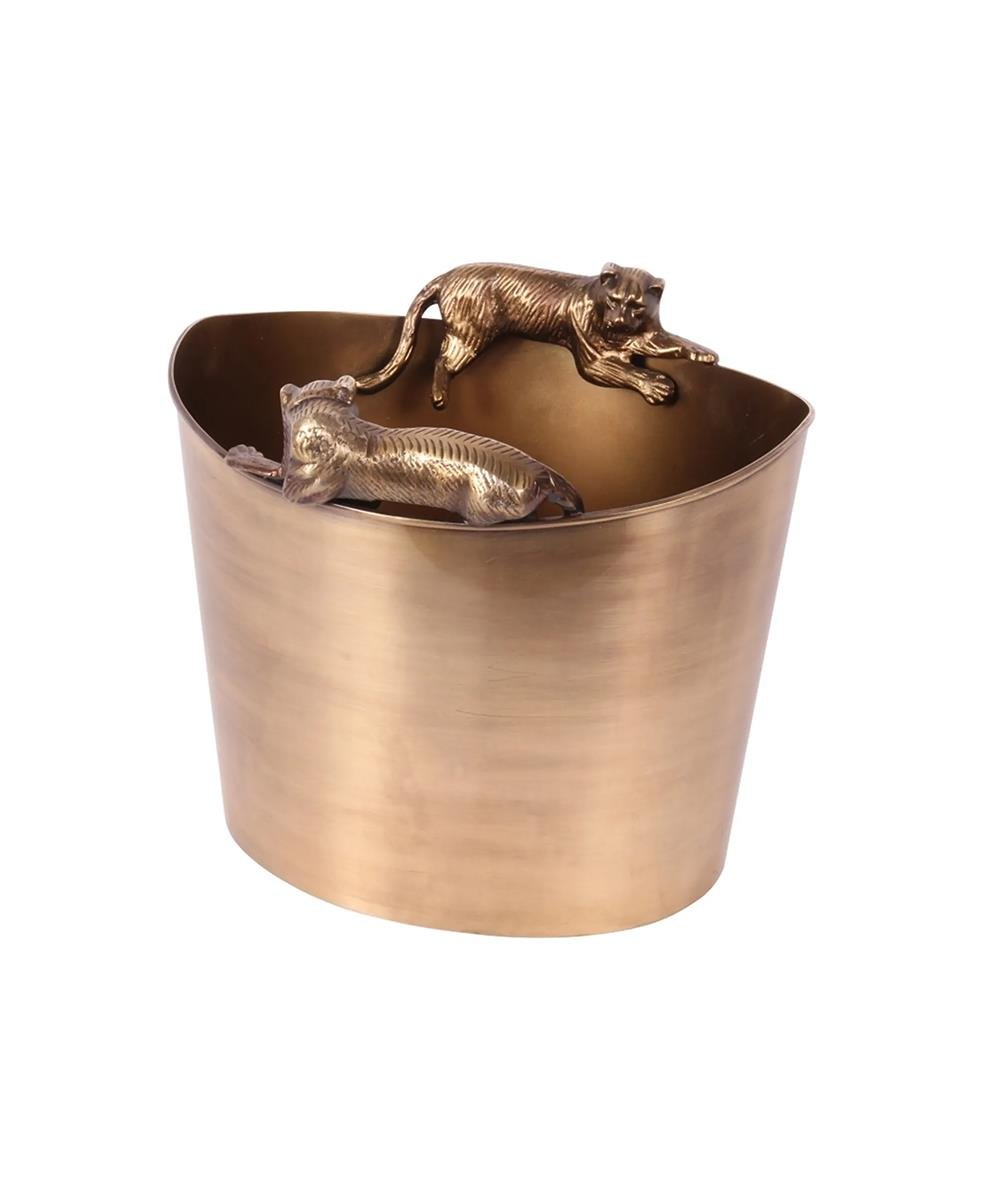 Bronz Şarap Şampanya Kovası 26 cm