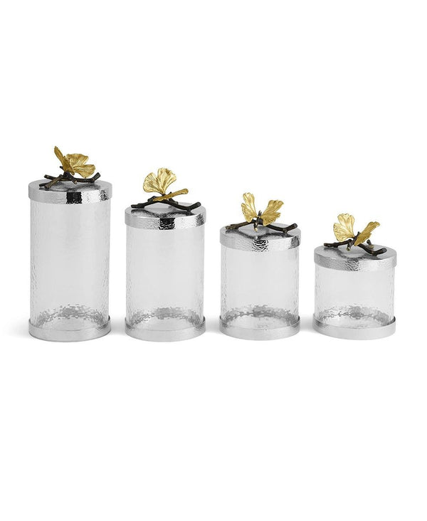 Butterfly Gingko Cam Kutu-XS