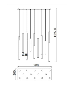 Cala 14L Di̇kdörtgen Avi̇ze