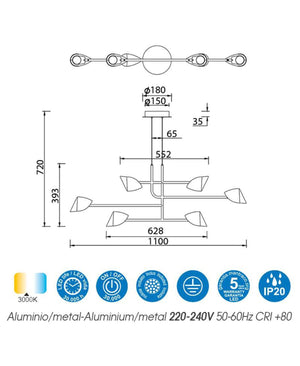 Capuccina 6L Si̇yah Avi̇ze
