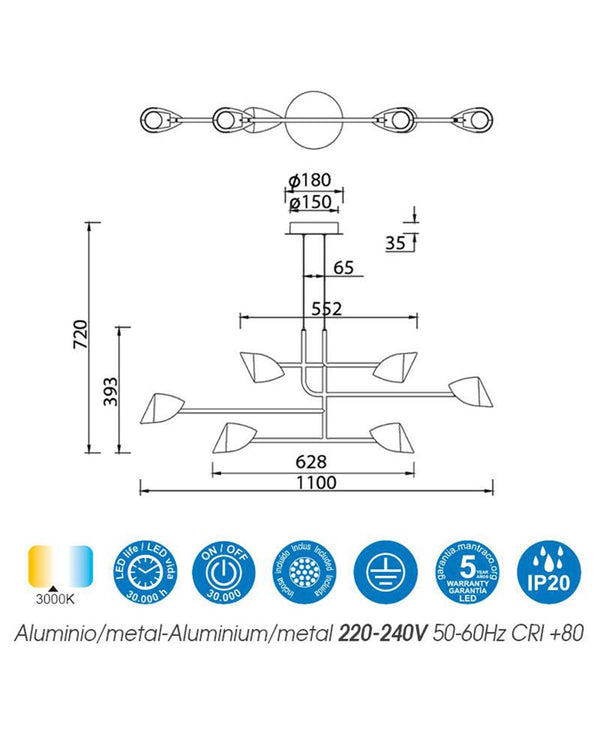 Capuccina 6L Si̇yah Avi̇ze