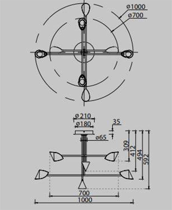 Capuccina 8L Si̇yah Avi̇ze