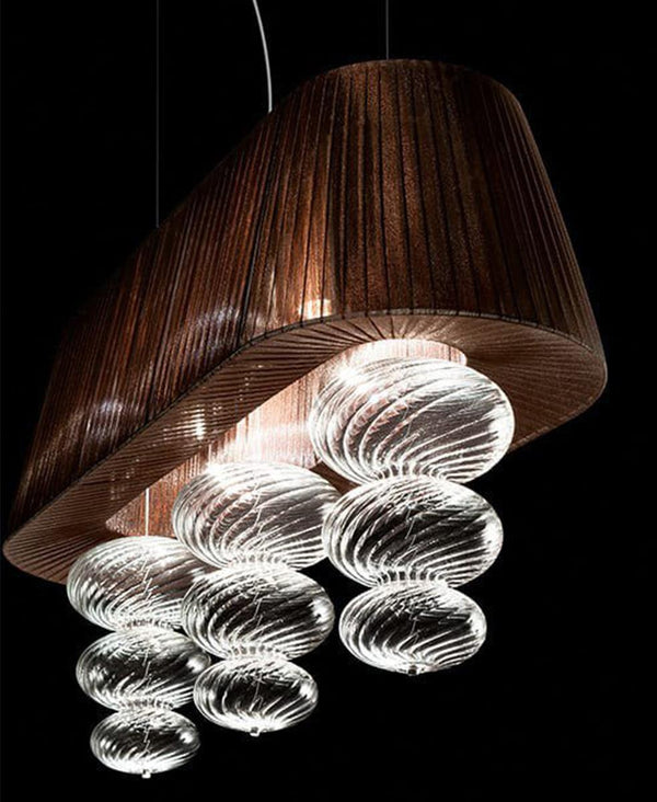 Cassini 85 Oval Kahverengi Avize