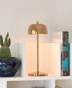 Circe Pro Şarjlı Masa Lambası - Pembe Altın