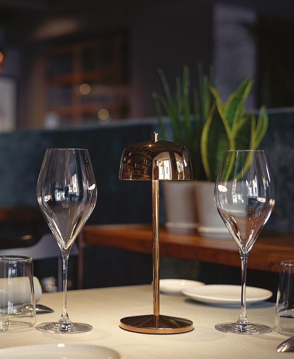 Circe Pro Şarjlı Masa Lambası - Pembe Altın