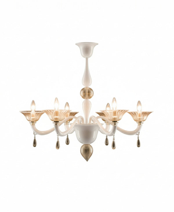 Class 6-Arm Murano Chandelier