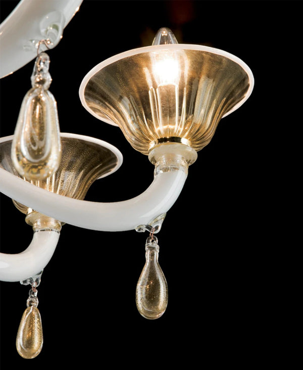 Class 6-Arm Murano Chandelier