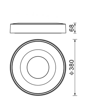 Coin Küçük Boy Si̇yah Plafonyer