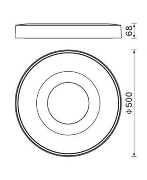 Coin Orta Boy Si̇yah Plafonyer