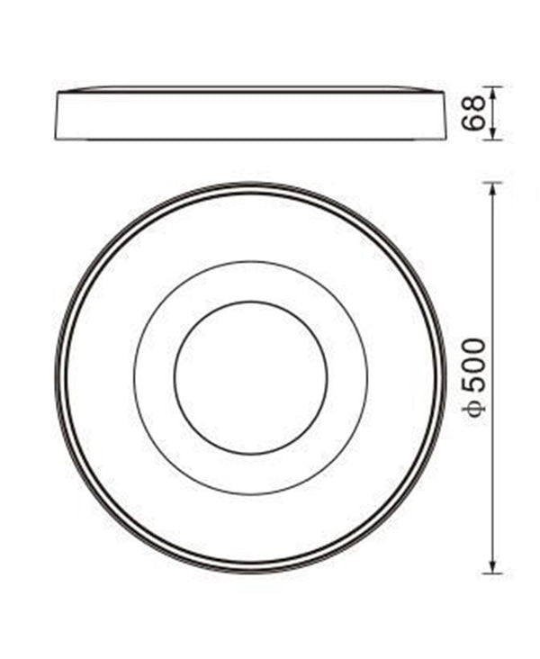 Coin Orta Boy Si̇yah Plafonyer