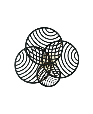 Collage Büyük Boy Si̇yah Apli̇k / Plafonyer