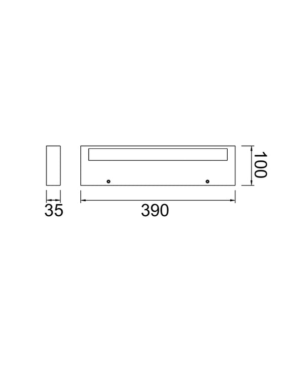 Conil 39 cm White Wall Lamp