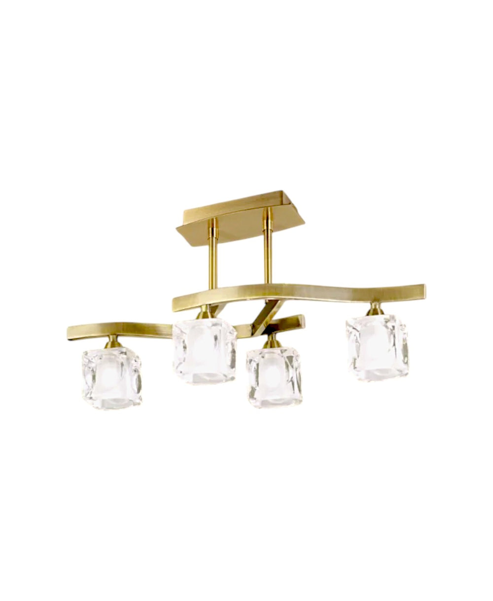 Cuadrax Bronz 4lü Plafonyer