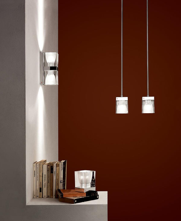 Cubetto Şeffaf İkili Aplik